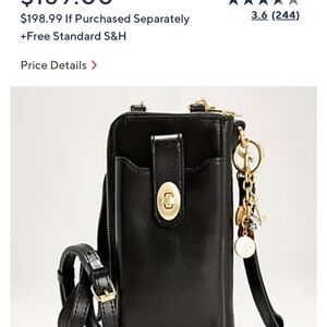 Patricia Nash Black Crossbody Bag
